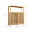 Armoire de rangement en bambou de grande capacité pour salle de bain-1129865695