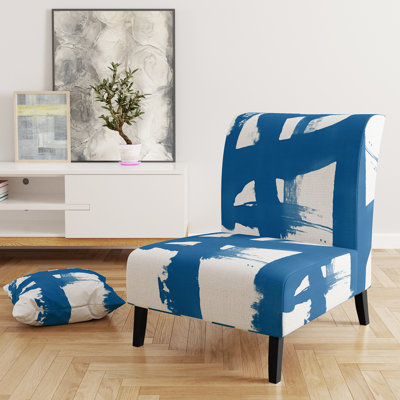 Fauteuil de chambre Tarajai Crossing Paths I - Noir et blanc