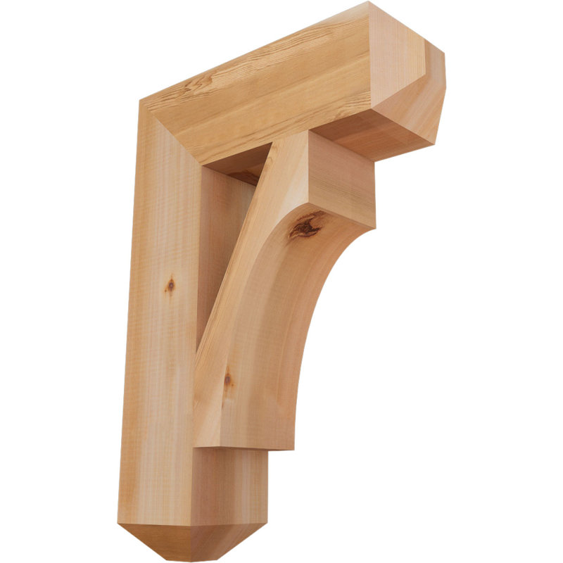 Support Westlake Craftsman, H 28 po x l 5,5 po x P 20 po, Cèdre rouge de l'Ouest, Lisse