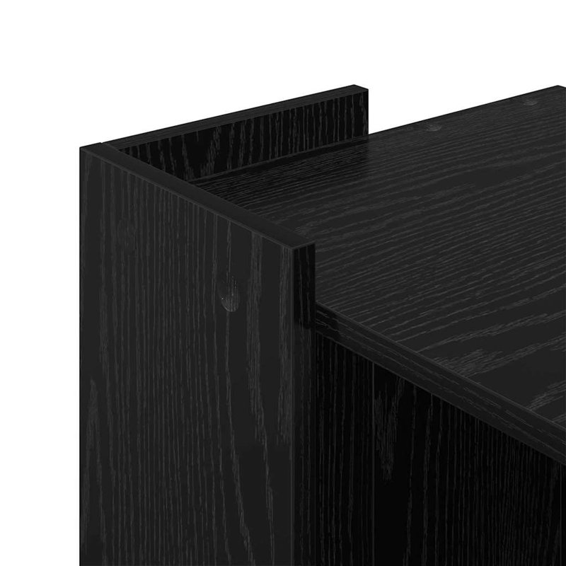 Litter Box Enclosure, Black Oak, 51cm H x 42cm W x 42cm D