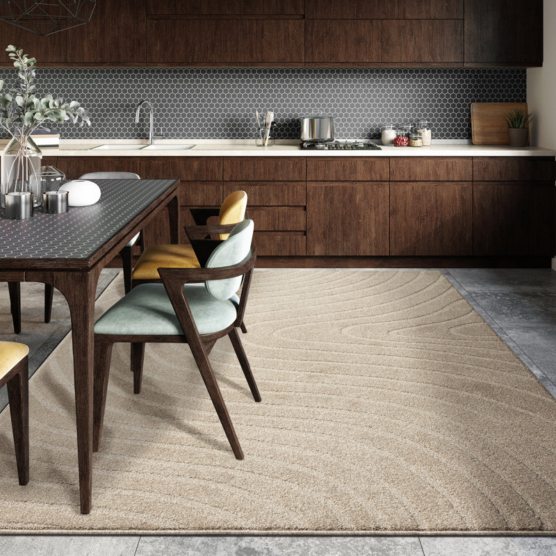 Geometric Indoor Rug, Rectangle 8' x 10'