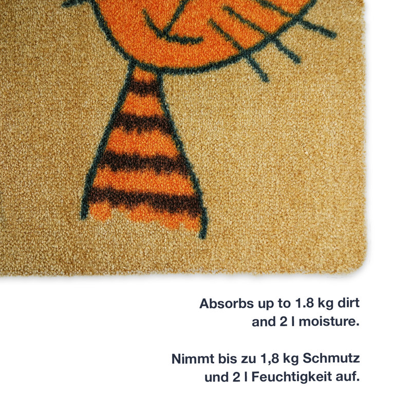 Bulwell Non-Slip Indoor Doormat, Rectangular 60 x 90cm