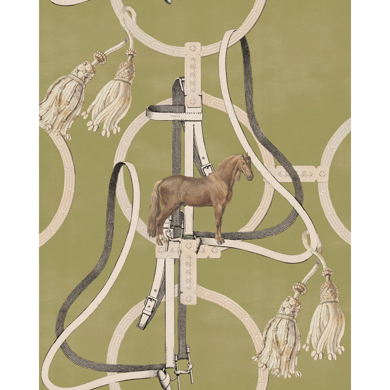 GRAND DERBY Blue Ribbon, Green/Brown/Tan