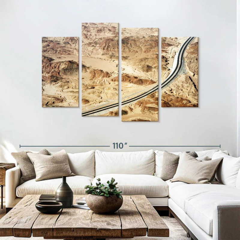 Mehar Highway In Sinai Peninsula, 54" H x 84" W