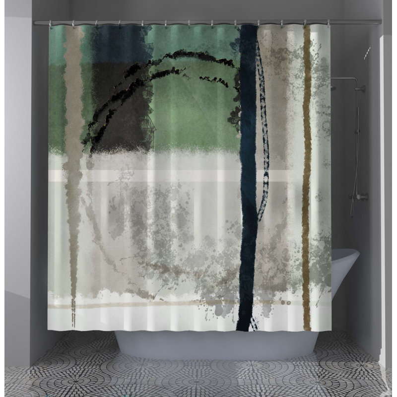 Abstract Shower Curtain