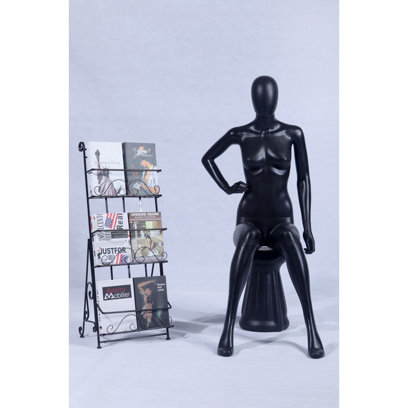 Antesha Statue Decorative Object, Black