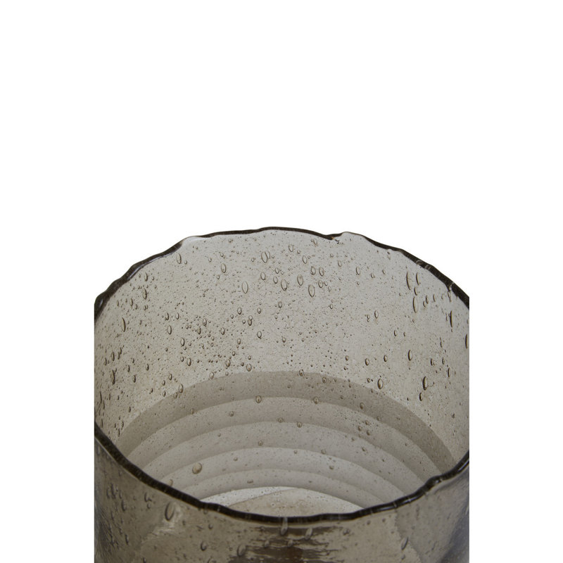 Glass Tabletop Tealight Holder, 15cm H x 15.50cm W x 15.50cm D