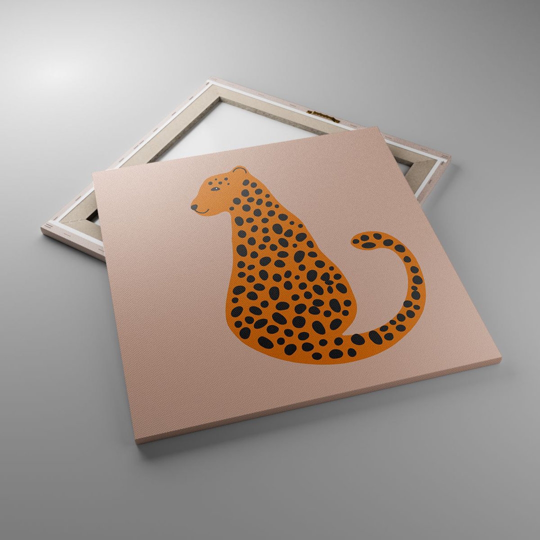 Leinwandbild Panther Leopard