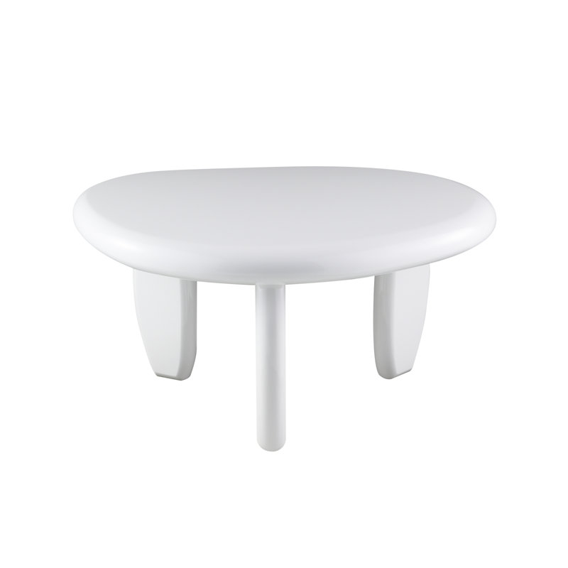 Wylie White High Gloss End Table