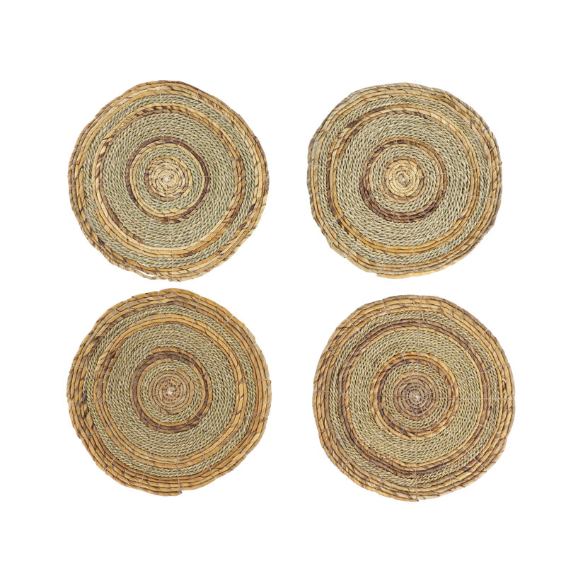 Kelleher Jute Abstract Round Placemat