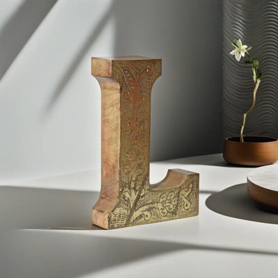 Haddam Text & Numbers Letter Block