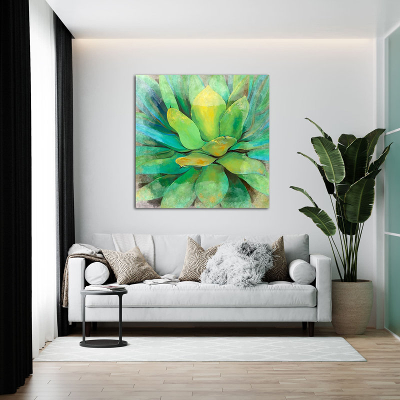 " Cactus ", 12" H x 12" W x 1.5" D
