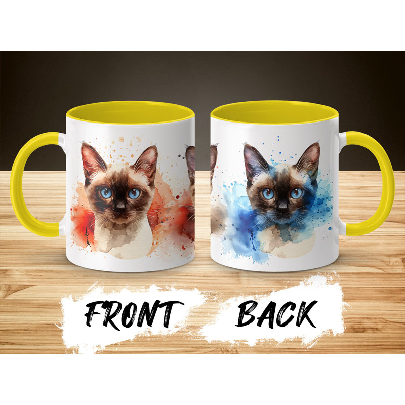 Ceramic Coffee Mug, Yellow