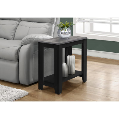 Table d'appoint polyvalente pour le salon, la chambre à coucher, le bureau ou le coin-détente, idéale comme table d'appoint, de bout ou de chevet avec beaucoup d'espace