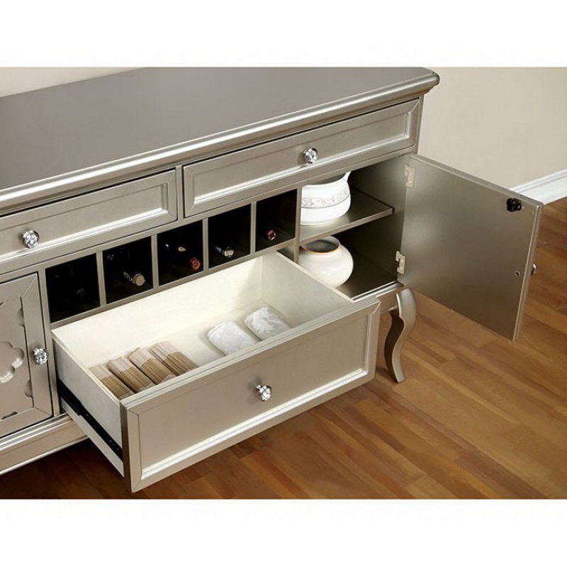 Ethelen 59.87'' Solid Wood Sideboard, Champagne
