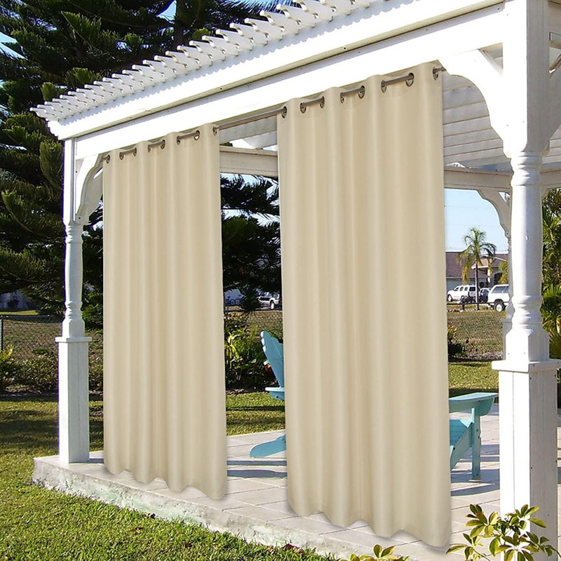 Rideaux d'extérieur imperméables pour patio, voil ...