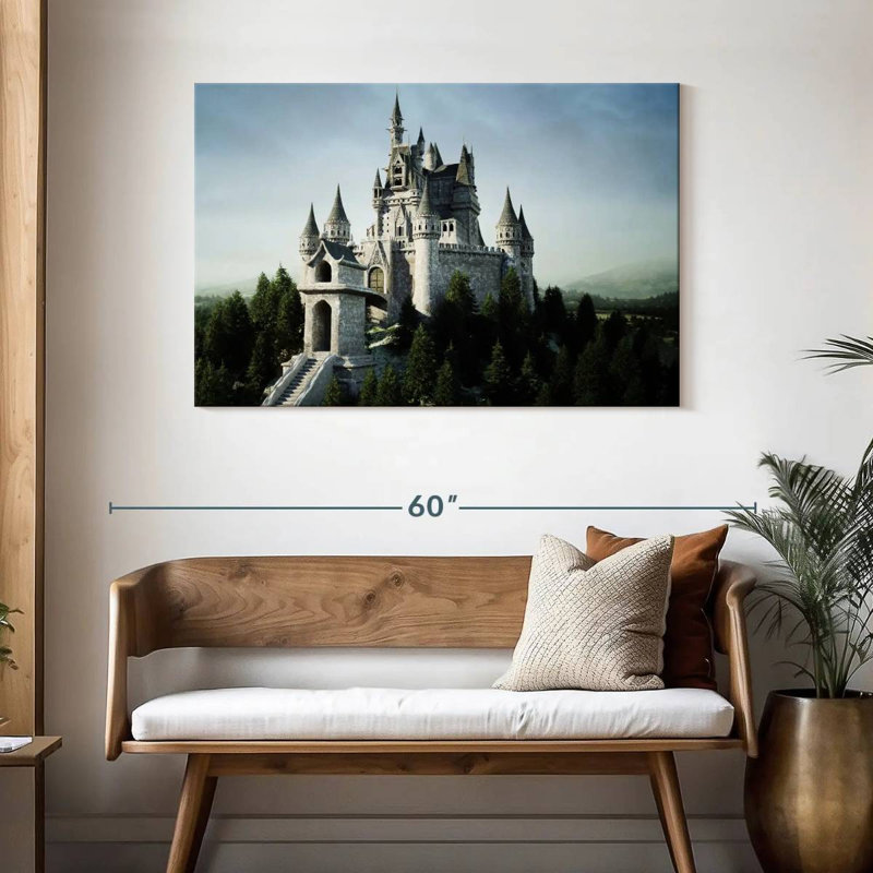 Château de conte de fées Lilie, H 30 po x l 45 po