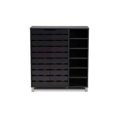 Arielle 24 Pair Shoe Storage Cabinet