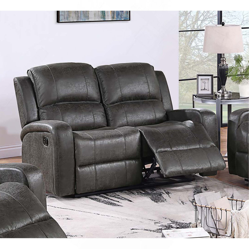 Comfortable Recliner Loveseat With Stylish Tufting For Relaxing Moments