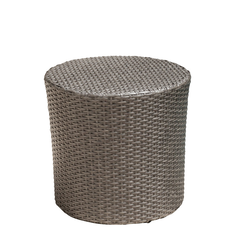 Table d'appoint d'extérieur Splendid - gris, structure stable gris, fer