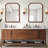 Ancalin Solid Wood Arched Wall Mirror-1845612158-1878162618