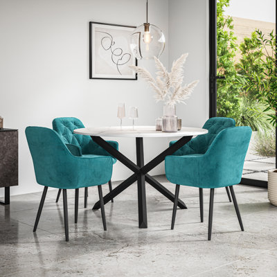 Adriunna 4 - Person Dining Set