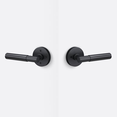 Aspra Round Privacy Rosette, Smooth Grip