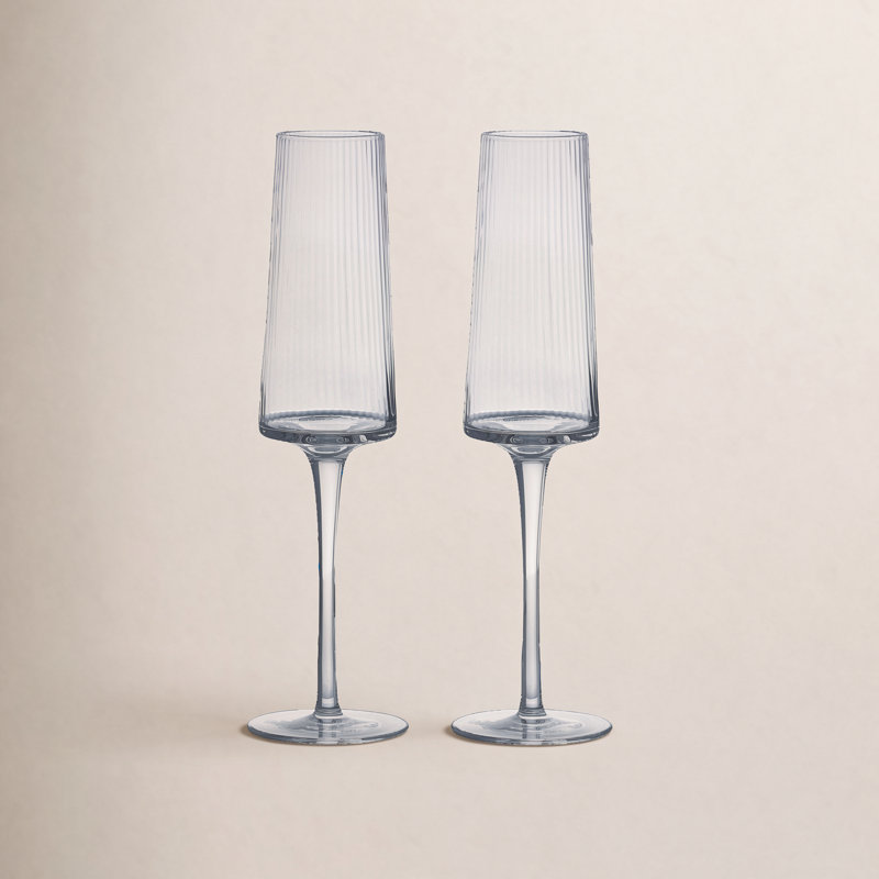Zoya 8.5oz. Champagne Glass Stemware Set