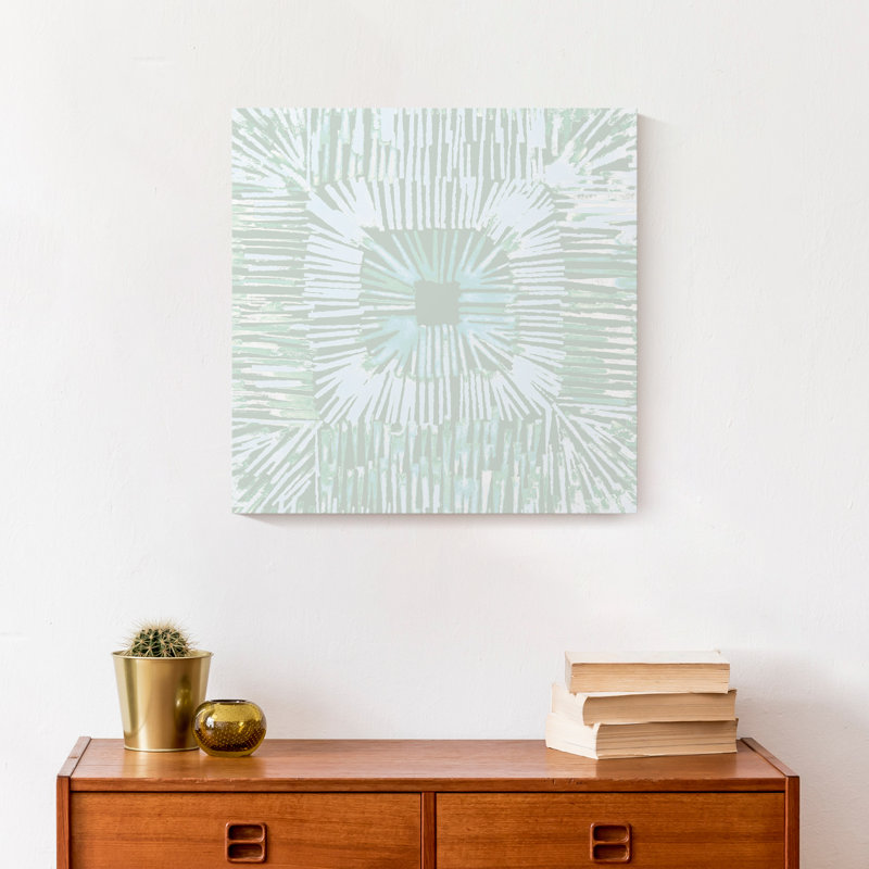 «Seafoam Line Abstract», reproduction sur toile, H 16 po x l 16 po x P 1,25 po