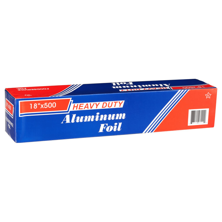 EcoQuality [1 Pack] Food Service Aluminum Foil Roll (12 x 1000) with  Sturdy Corrugated Cutter Box - Great for Grill Use, Kitchen Wrap, Foil  Wrap