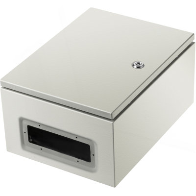 NEMA Steel Enclosure, 16 X 12 X 8'' NEMA 4X Steel Electrical Box, IP66 Waterproof & Dustproof, Outdoor/Indoor Electrical Junction Box, With Mounting Plate