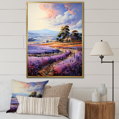 «French Misty Morning In Provence III - France», reproduction sur toile