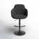 Shofner Swivel Upholstered Adjustable Height Counter Stool with Metal Frame
