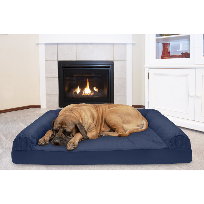 Driftwood Brown Large Orthopedic Foam Sofa Dog Bed