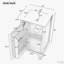 Meuble-lavabo de 20 po avec lavabo-106261323