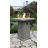 Square Concrete Propane Smokeless Fire Pit Table