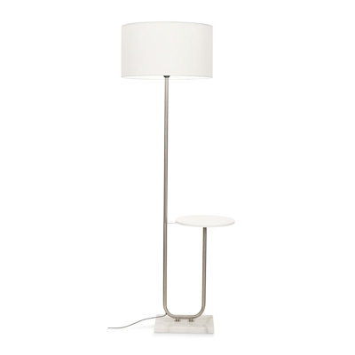 132.5cm Chrome Arched Floor Lamp