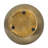 13.5x13.5x11.5" Aluminum Chisel Flower Vase, Gold-377094820