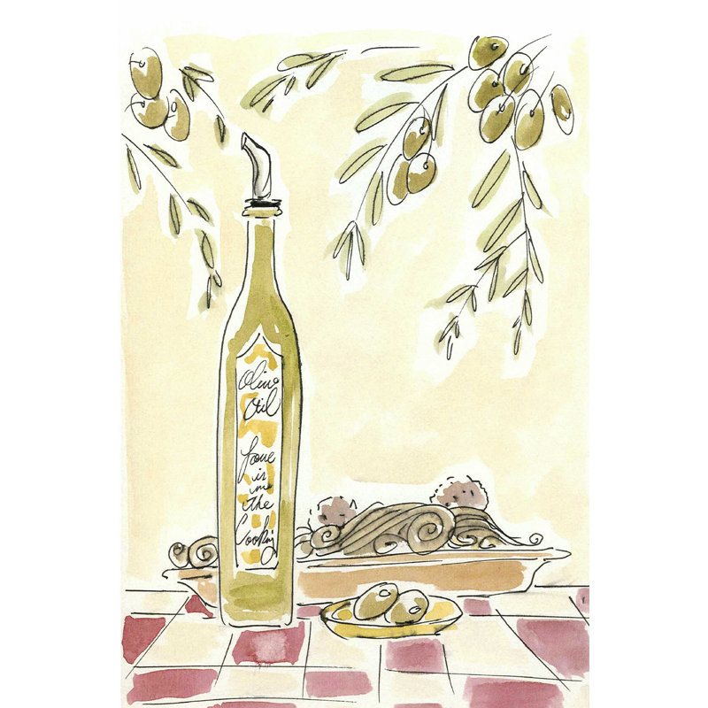 Olio Della Cucina II, H 18 po x l 12 po