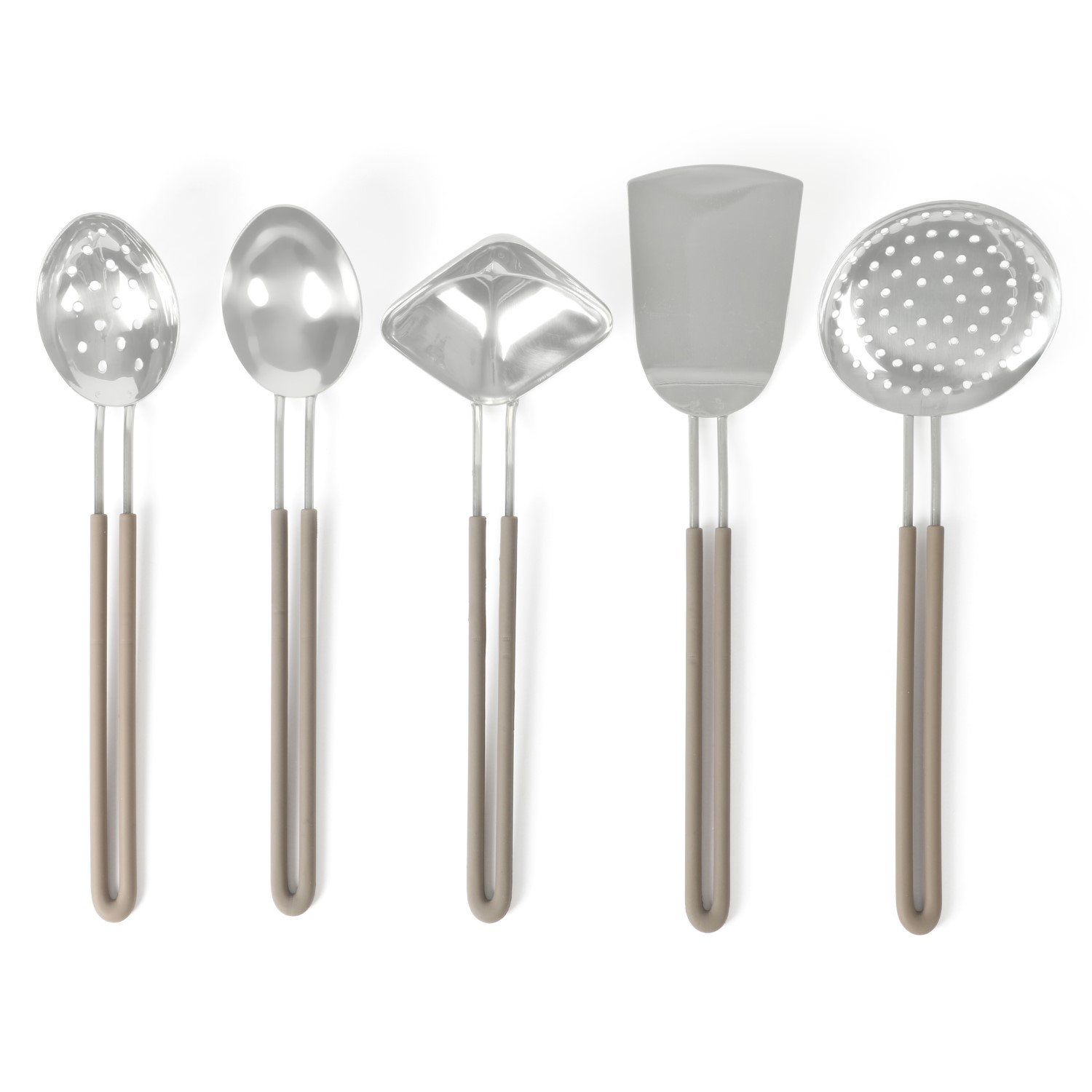 Martha Stewart 9-Piece Stainless Steel Prep & Serve Kitchen Gadget and Tool  Set - Dishwasher Safe