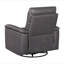 Mobilier de salon pivotant en cuir brun foncé luxueux luxueux de qualité supérieure-121071728