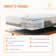 E2000 Series Zero Gravity Adjustable Bed with 14" Mattress, APP Control