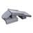 2-In-1 Kids Sofa, Foldable Toddler Soft Couch With Armrests, Glow In The Dark Kids Couch Fold Out With 28D Sponge & Flannel, Convertible Toddler Chair To Lounger For Reading And Gaming, M, Gray