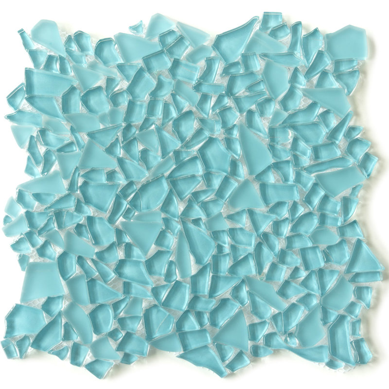 Carreaux de mosaïque en verre, Bleu