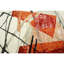 High-Quality Hand-Knotted Red/Black/Gray Area Rug-69961528-124928898