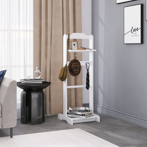 Lark Manor Accent Portable Garment Rack,Clothes Valet Stand With ...