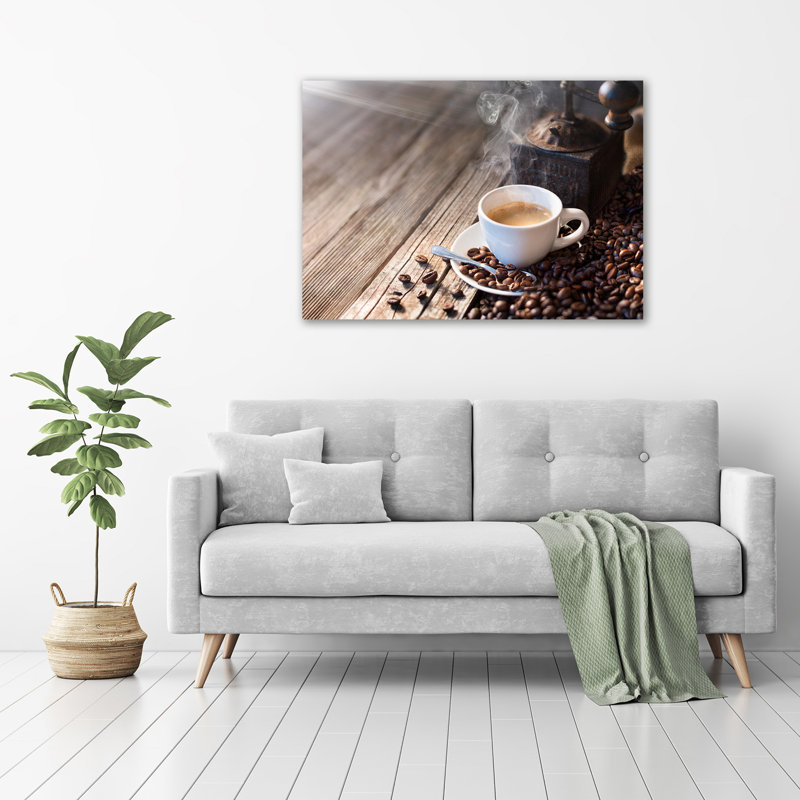 Morning Coffee - Wrapped Canvas Print
