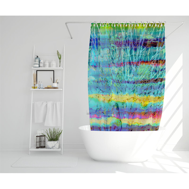 Dimilta Polyester Shower Curtain Set