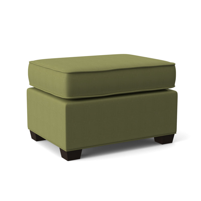 Finn 26" Wide Rectangle Standard Ottoman, Cafelle, Antic Mimosa