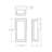 Frame 13 Inch SMART Exterior LED Wall Lantern